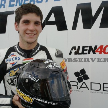 Alen Pepiért is motorozik Imolában