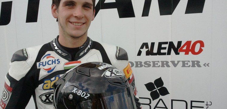 Alen Pepiért is motorozik Imolában